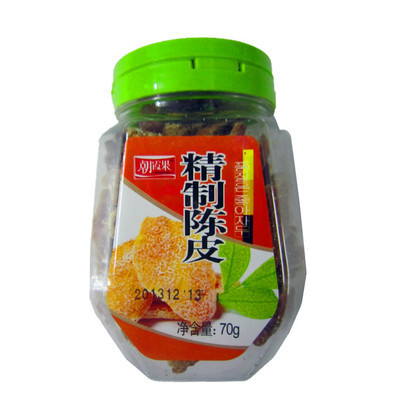 【70g朝霞果精制陳皮(瓶裝) 美味零食】價格,廠家,圖片,蜜餞果脯,清遠市新盈豐食品貿易-