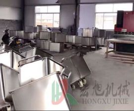 專業(yè)制造不銹鋼小料車 食品廠用小料車 小推車 不銹鋼肉料車